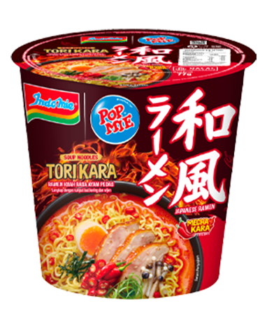 pop mie indomie x pop mie tori kara ramen